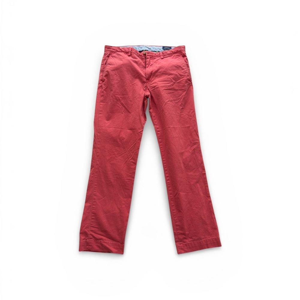 Polo Ralph Lauren Men’s Pants Straight Fit Chino Coral Pink Size 35x32